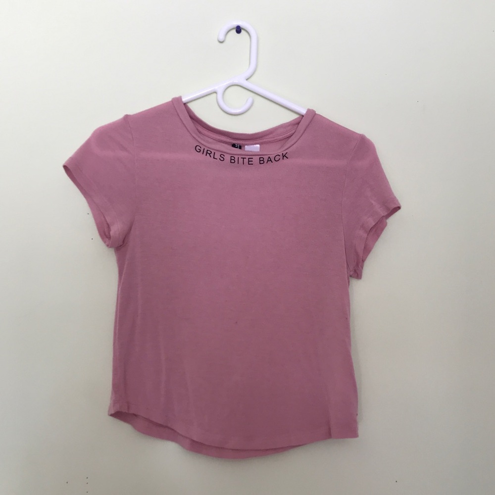 feminist “girls bite back” tee